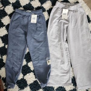 NWT Zara Kids Sweatpants in Blue and Gray